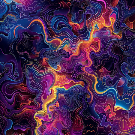 Seamless background pattern. Abstract fractal image. Computer generated graphics.の素材