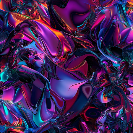 Abstract background. Psychedelic fractal texture. Digital art. 3D rendering.の素材
