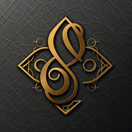 Luxury golden ornament on a leather background. Vector illustration.の素材