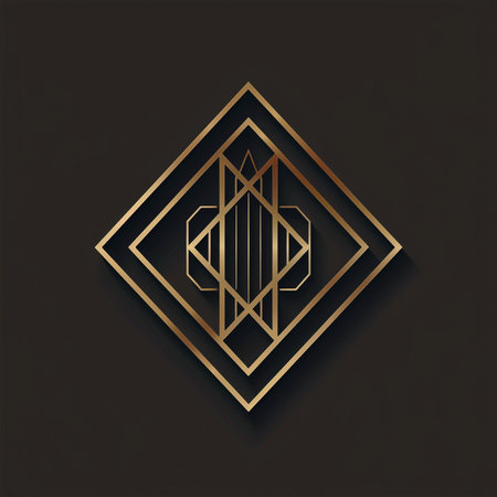 Luxury geometric background with rhombus. Vector illustration.の素材