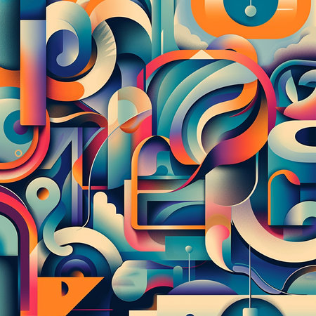 Abstract background with geometric elements. Vector illustration for your design. Eps10の素材