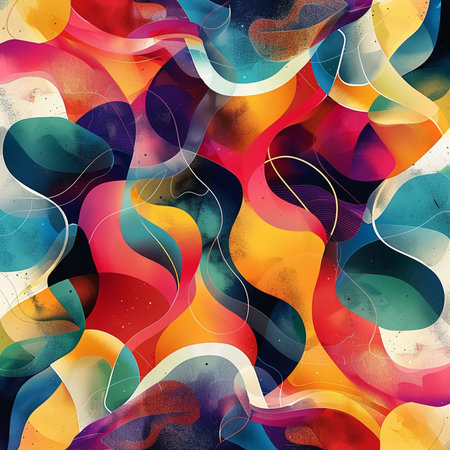 abstract watercolor background, seamless pattern, vector art illustration.の素材