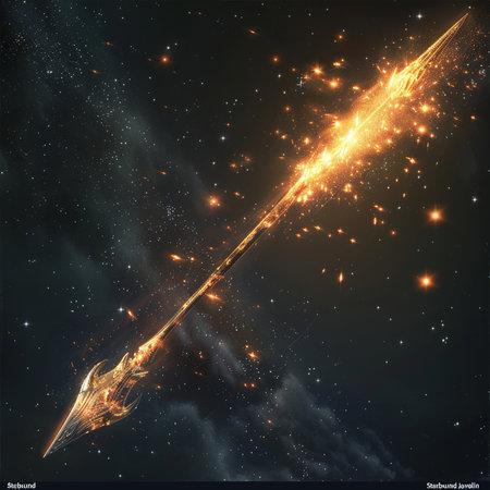 Fractal image of a meteorite in space. Vector illustration.の素材