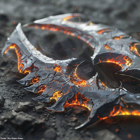 3d illustration of a human skull in flames. 3d renderingの素材