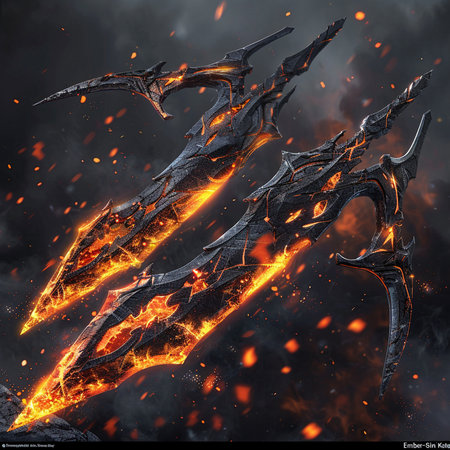 Fiery dragon on a background of fire. 3D illustrations.の素材