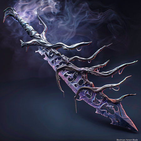 3D rendering of a fantasy dragon isolated on black background with smokeの素材
