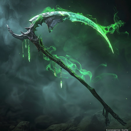 Dragon head with lightning and smoke. Fantasy illustration. 3D renderingの素材