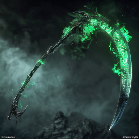 3D illustration of a fantasy dragon with sharp teeth in the smoke.の素材