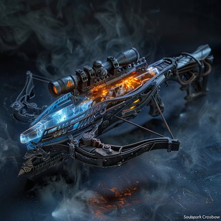 3D rendering of a space ship with fire and smoke on a dark backgroundの素材