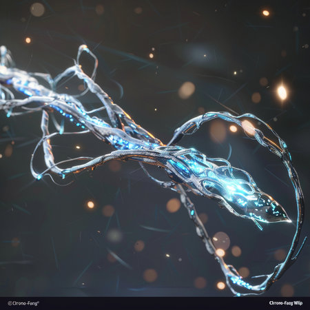Neuron cell structure. 3D illustration, 3D rendering.の素材