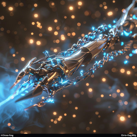 3d rendering of a female robot in a futuristic space environment.の素材