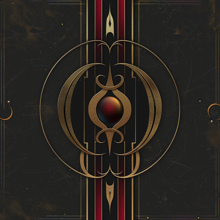 Luxury ornamental background with decorative elements. Template for designの素材