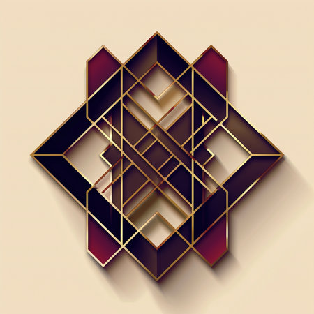 Abstract geometrical background with rhombus. Vector illustration.の素材