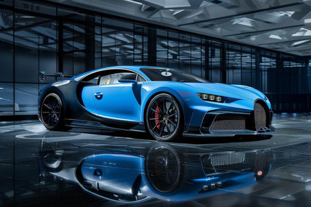 Geneva International Automobile Salon in Geneva, Switzerland.の素材