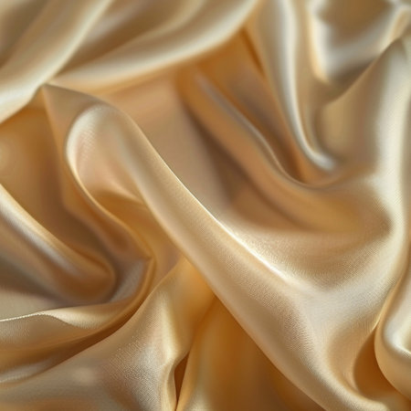 Smooth elegant golden silk can use as wedding background. In Sepia toned. Retro stylesの素材