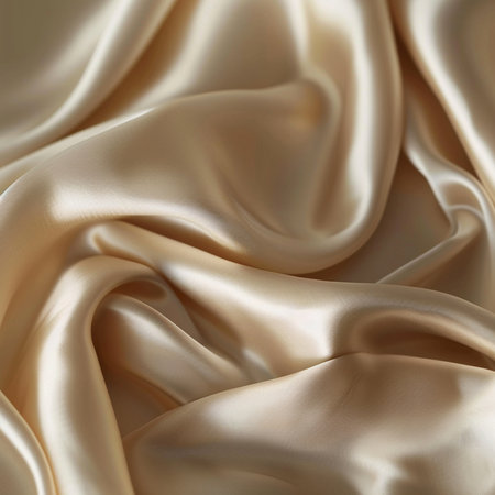 Smooth elegant golden silk can use as wedding background. In Sepia toned. Retro stylesの素材