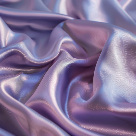 Smooth elegant lilac silk or satin texture can use as backgroundの素材