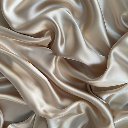 Smooth elegant golden silk can use as wedding background. In Sepia toned. Retro stylesの素材