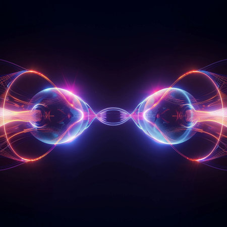 Abstract background. luminous swirling. Elegant glowing circle. Sparking particle. Space tunnel. Glossy jellyfish. Colorful ellipse. Glint sphereの素材