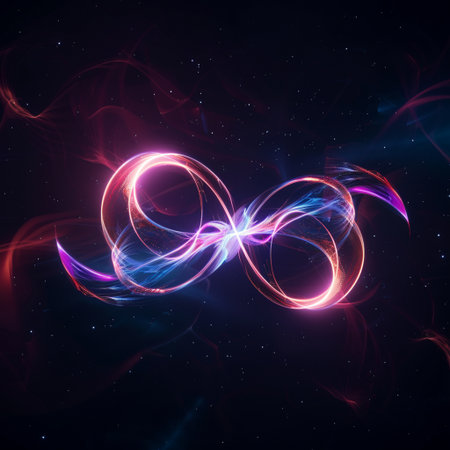 Abstract fractal background, computer-generated illustration. Digital art.の素材