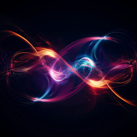 Abstract fractal background. Design element for brochure, advertisements, presentation, web and other graphic designer works. Digital collage.の素材