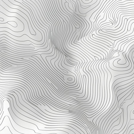 Topographic map background. Topographic contour map. Vector illustration.の素材