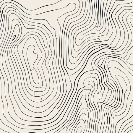 Topographic map background. Topographic contour map. Vector illustration.の素材