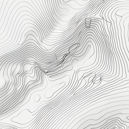 Topographic map background. Topographic contour map with space for your copy.の素材