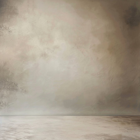 Designed grunge texture. Wall and floor interior background. 3D renderingの素材