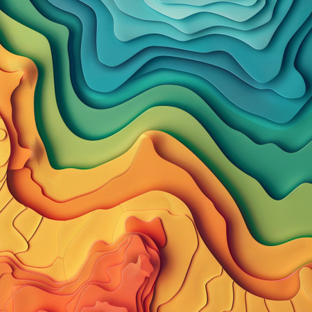 3D abstract paper art style, design layout for business presentations, flyers, posters, printsration, cards, brochure cover. Paper cut background. Abstract realistic paper decoration for designの素材