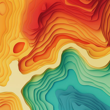 Abstract 3d paper cut background. Vector design layout for business presentations, flyers, posters and invitationsの素材