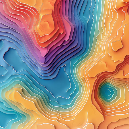 Abstract background with paper cut waves. 3d vector illustration for your designの素材