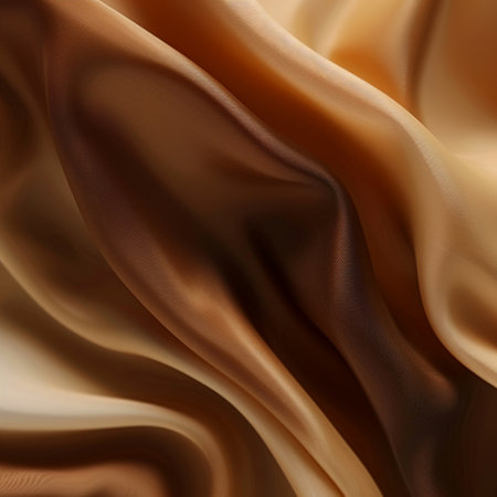 Smooth elegant brown silk or satin texture can use as background. In Sepia toned. Retro stylesの素材