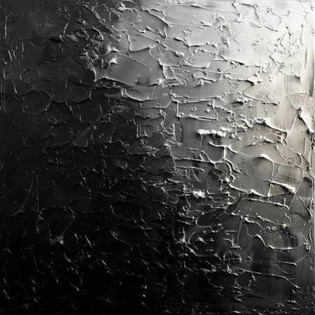 Old grunge textured background with black and white paint splashesの素材