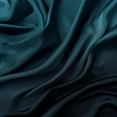 Smooth elegant dark blue silk or satin luxury cloth texture can use as abstract background. Luxurious background designの素材