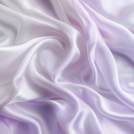 Smooth elegant lilac silk or satin texture can use as backgroundの素材
