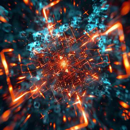 3d abstract computer generated fractal design.Fractal is never-ending pattern.Fractals are infinitely complex patterns that are self-similar across different scalesの素材