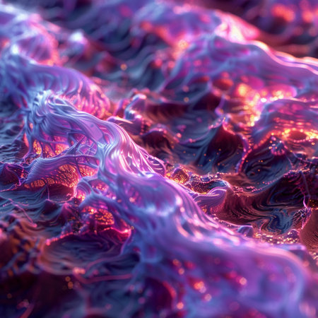 Abstract background with dynamic effect. 3d rendering, 3d illustration.の素材