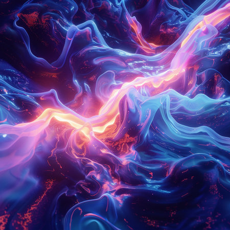 Abstract fractal. Fractal art background for creative design. Decoration for wallpaper, desktop, poster, cover booklet. Print for clothes, t-shirt. Creative illustration for designの素材