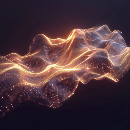 Abstract digital background. 3D rendering. Futuristic technology style.の素材