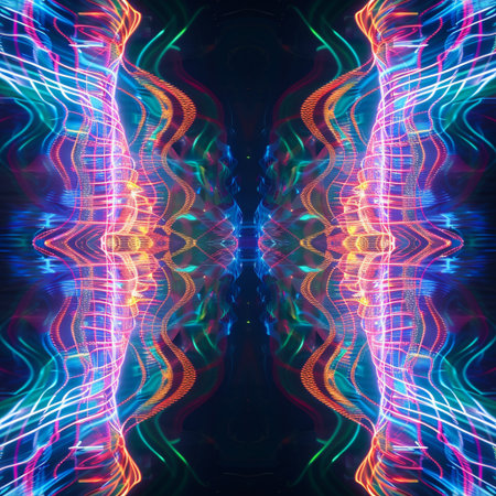 abstract fractal background a computer-generated 2D illustration, textureの素材