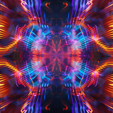 abstract fractal background a computer-generated 2D illustration, textureの素材