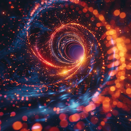 abstract fractal background a computer-generated 2D illustration, textureの素材