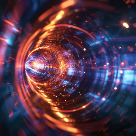 abstract fractal background a computer-generated 2D illustration, textureの素材