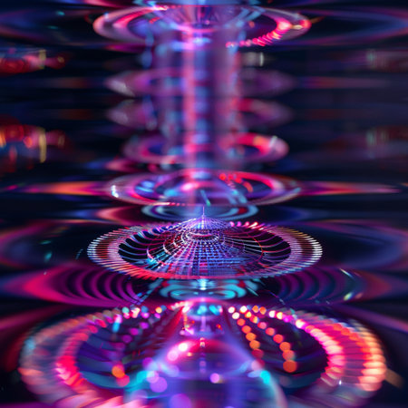 abstract fractal background a computer-generated 2D illustration, textureの素材