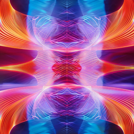 Abstract fractal. Fractal art background for creative design. Decoration for wallpaper, desktop, poster, cover booklet. Print for clothes, t-shirt. Creative illustration for designの素材