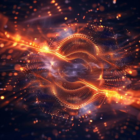 abstract fractal background a computer-generated 2D illustration, textureの素材