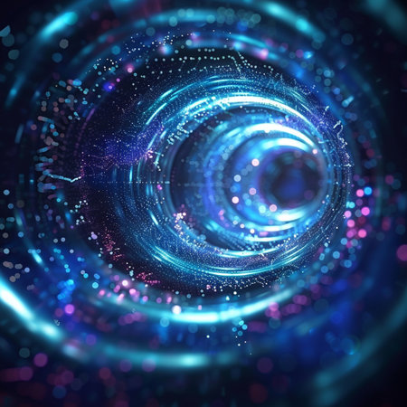 3D rendering of abstract fractal, digital artwork for creative graphic designの素材