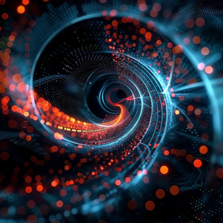 abstract fractal background a computer-generated 2D illustration, textureの素材