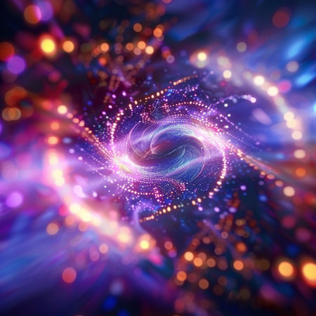 Abstract fractal. Fractal art background for creative design. Decoration for wallpaper, desktop, poster, cover booklet. Print for clothes, t-shirt. Creative illustration for designの素材